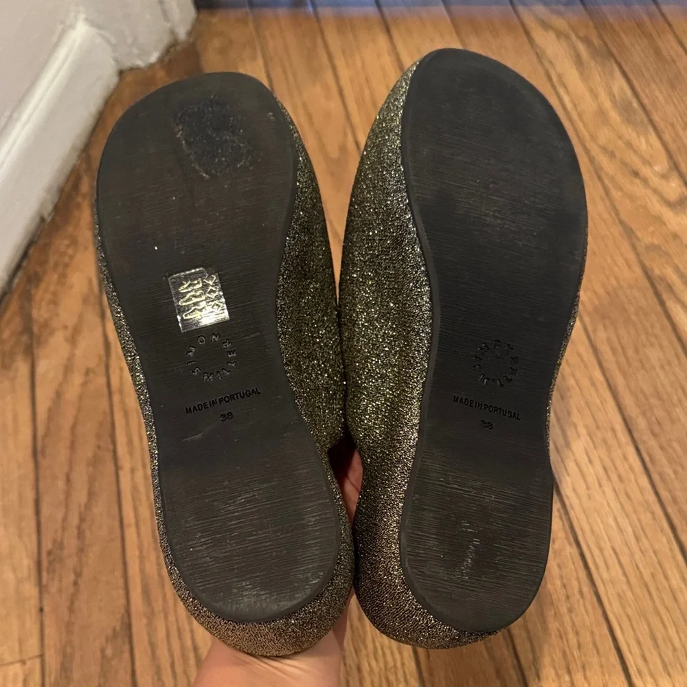 Simon Miller Shimmering Gold Clogs - Picture 5 of 6